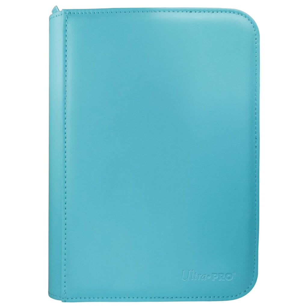 VIVID 4-Pocket Zippered PRO-Binder: Light Blue