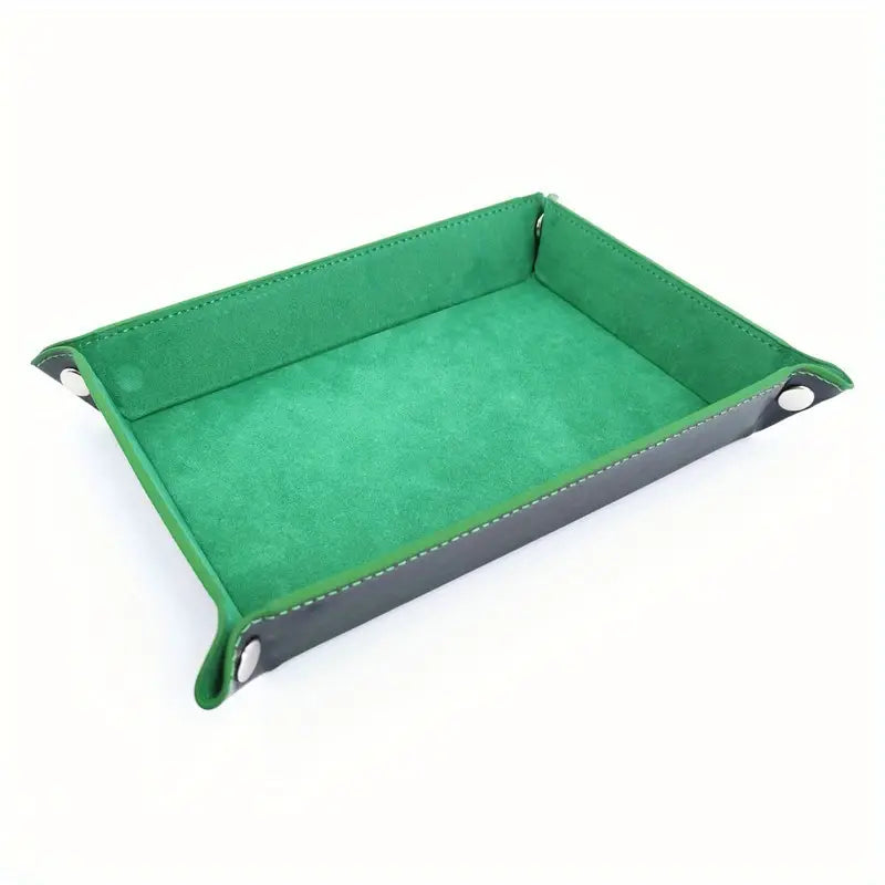 Foldable Velvet Dice Tray