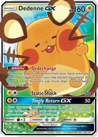 Dedenne GX - 195a/214 195a/214 - Alternate Art Promos Holofoil