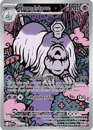 Houndstone 145/132 - Holofoil ME01 Mega Evolution - Illustration Rare