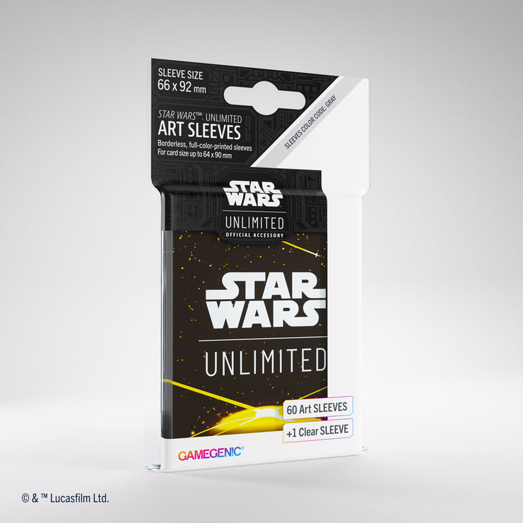 Star Wars: Unlimited Art Sleeves - Card Back Yellow