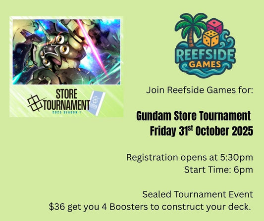 TICKETED EVENT - GUNDAM CARD GAME Store Sealed Tournament - Friday 31st October