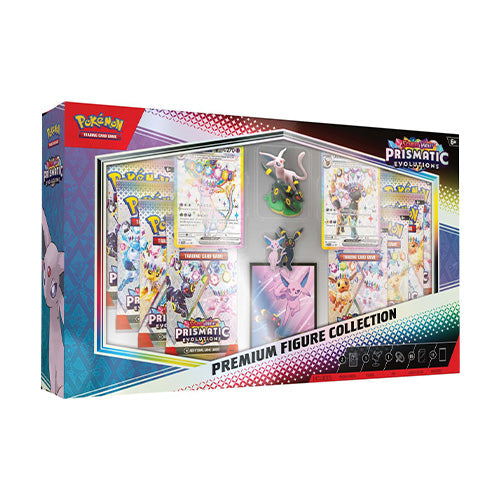 Pokemon TCG Scarlet & Violet 8.5 Prismatic Evolutions Premium Figure Box