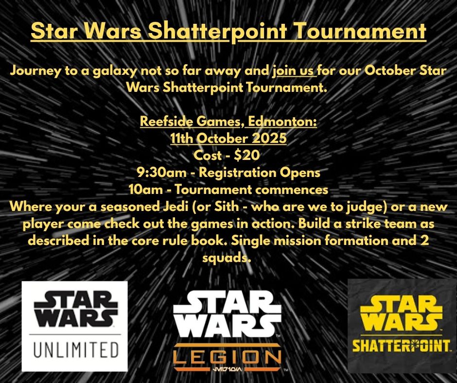 TICKETED EVENT - Star Wars Unlimited: Secrets of Power - 1st November 2025