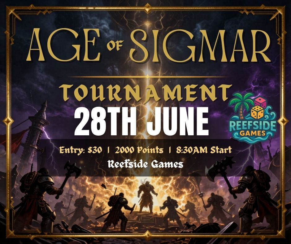***Ticketed Event - Age of Sigmar June Tournament***