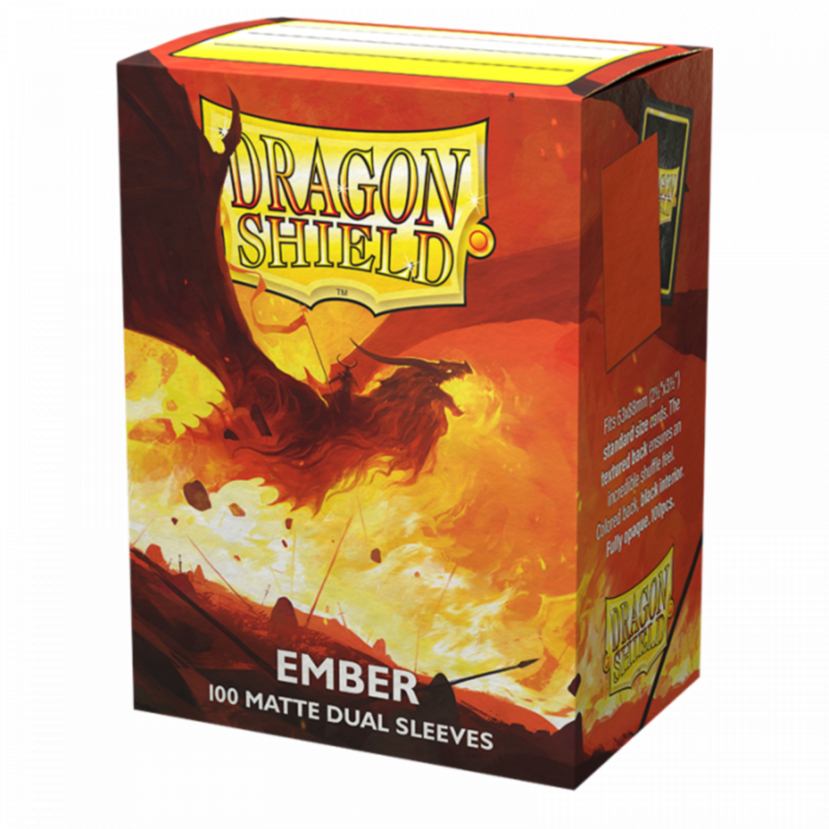 Dragon Shield: Sleeves – Matte Dual – Ember (Alaric, Revolution Kindler)