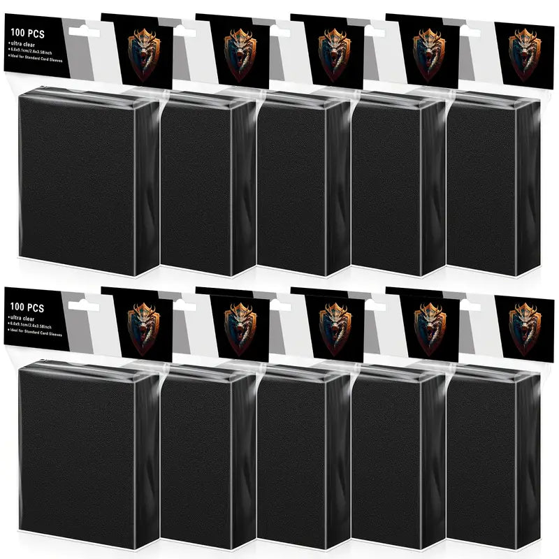Black Back Card Sleeves - 100 pack