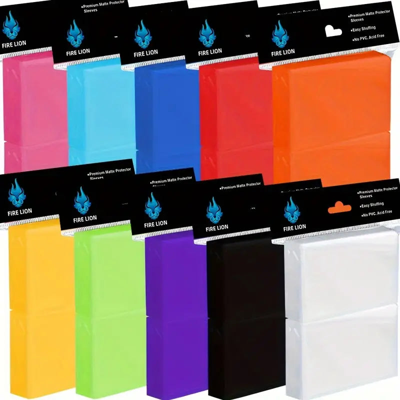 Coloured Back Card Sleeves