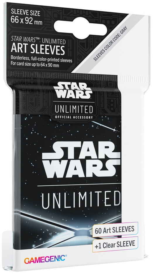 Star Wars: Unlimited Art Sleeves - Card Back Black