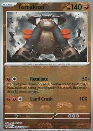 Terrakion (Master Ball Pattern) 54 - SV White Flare Holofoil