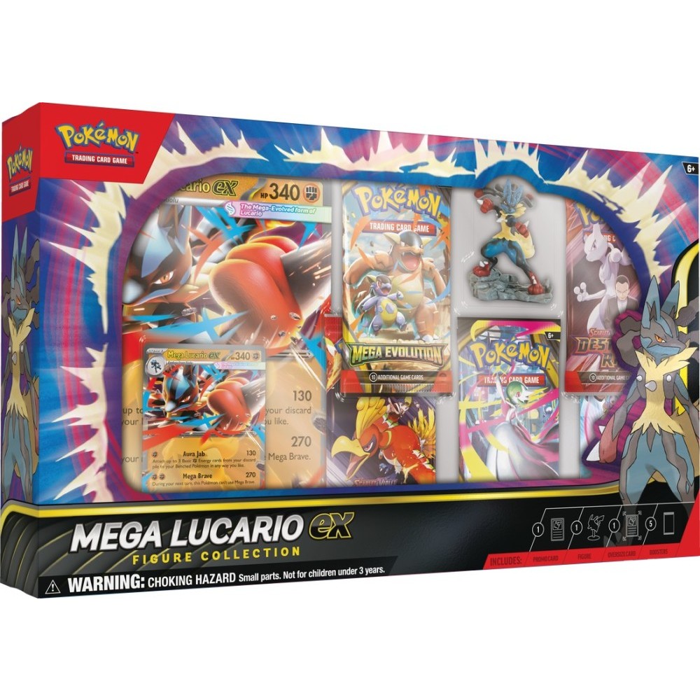 Pokemon TCG Mega Lucario ex Figure Box
