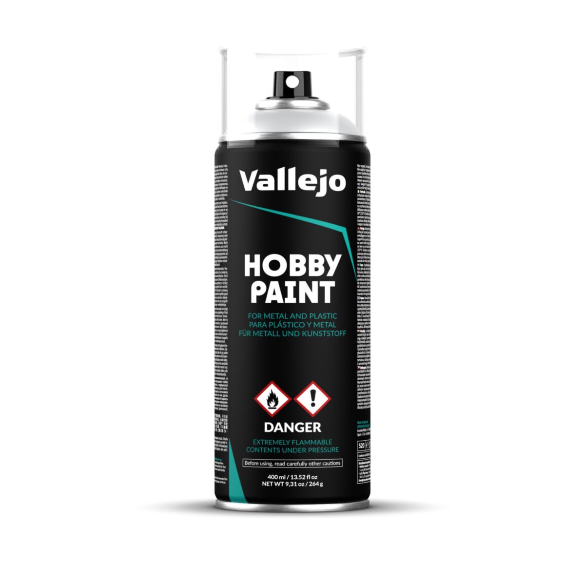 Vallejo Aerosol Spray Primer - Grey
