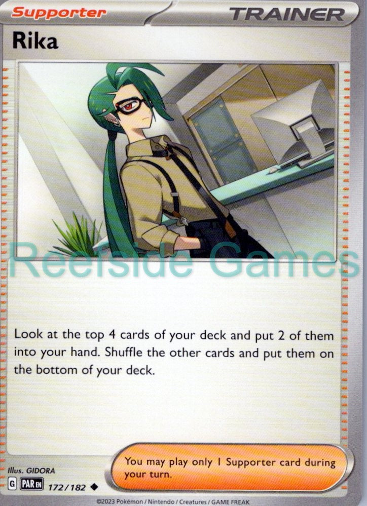 RIKA 172/182 Uncommon Paradox Rift Pokemon Near Mint
