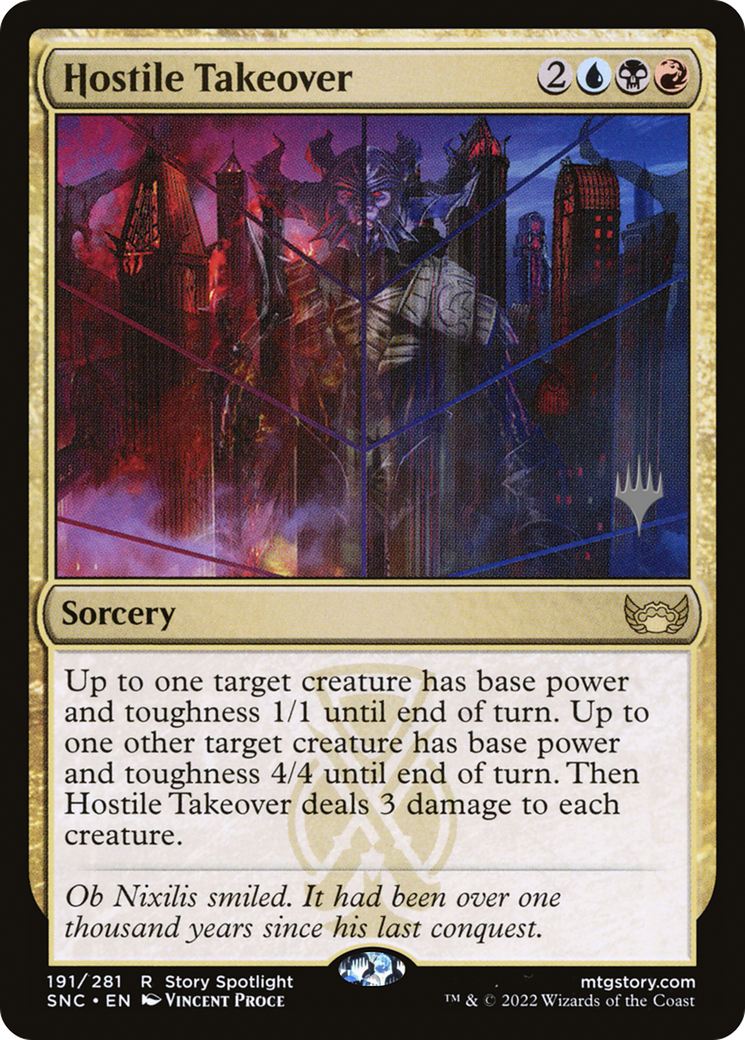 Hostile Takeover (PPSNC-191) - Streets of New Capenna Promos Foil