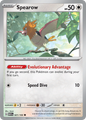 SPEAROW 021/165 Common 151 Pokemon Near Mint