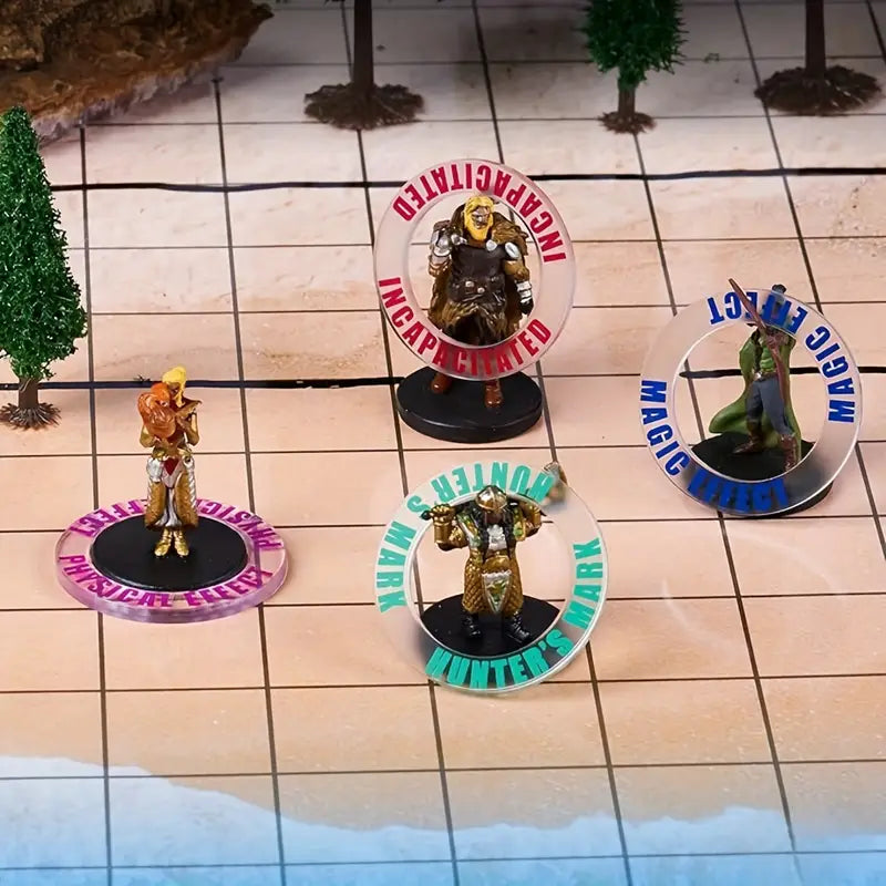 Acrylic Conditioning Rings for D&D Players