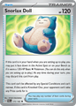 SNORLAX DOLL 175/182 Uncommon Paradox Rift Pokemon Near Mint