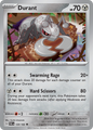 DURANT 129/182 Uncommon Paradox Rift Pokemon Near Mint