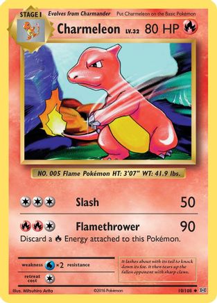 Charmeleon 010  XY  Evolutions - Uncommon