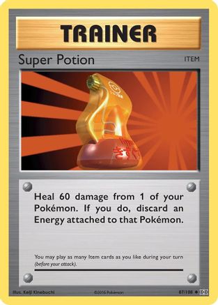 Super Potion 087  XY  Evolutions - Uncommon