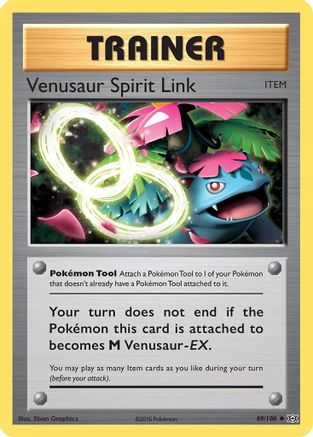 Venusaur Spirit Link 089  XY  Evolutions - Uncommon