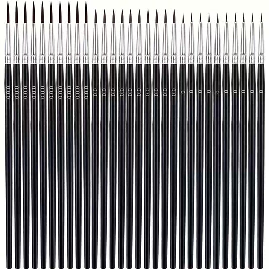 Pack of 6 Synthetic brushes