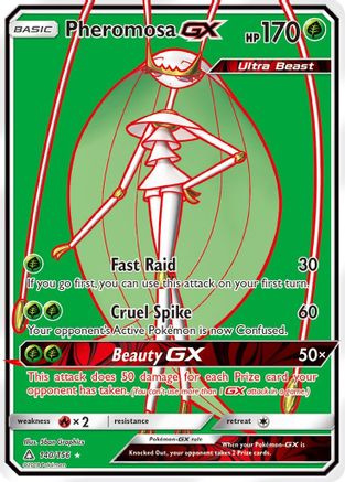 Pheromosa GX (Full Art)/156  - Holofoil SM  Ultra Prism - Ultra Rare