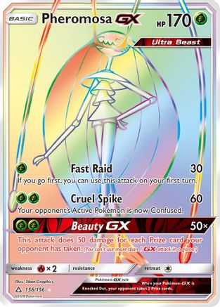 Pheromosa GX (Secret Rare) 158/156 - SM Ultra Prism Holofoil