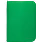 VIVID 4-Pocket Zippered PRO-Binder: Green