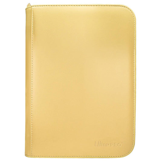 VIVID 4-Pocket Zippered PRO-Binder: Yellow
