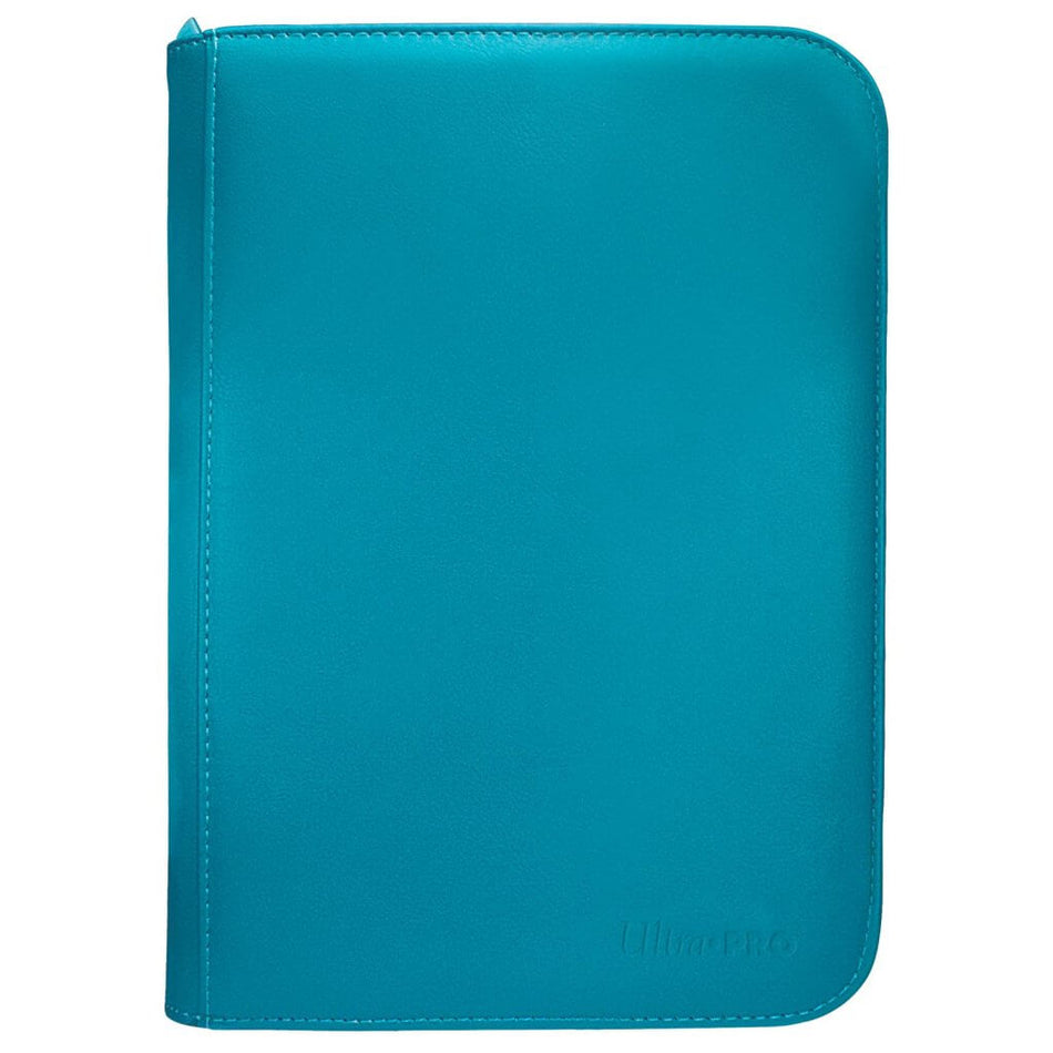 VIVID 4-Pocket Zippered PRO-Binder: Teal