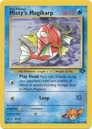 Misty's Magikarp 088/132  - Unlimited Gym Challenge - Common