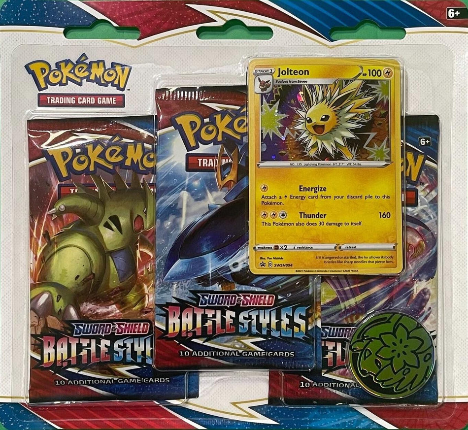 Battle Styles 3 Pack Blister [Jolteon]