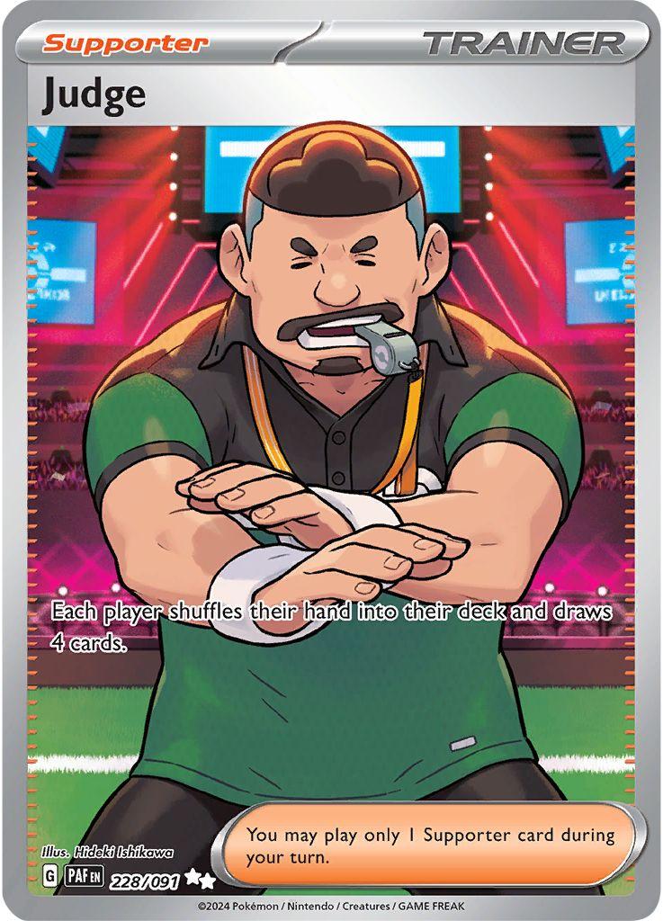 Judge 228/091 Pokemon Paldean Fates