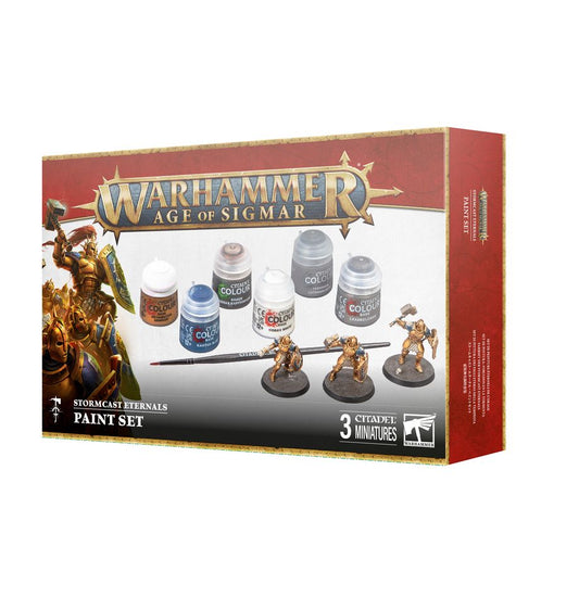 Age Of Sigmar Stormcast Eternals + Paint Set