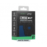 Palms Off Gaming - BLACKout Deck Sleeves - Standard - 100pc - Matte
