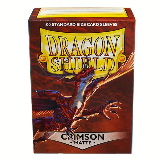 Dragon Shield: Sleeves – Matte – Crimson