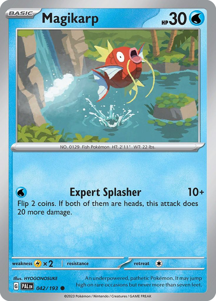 MAGIKARP 042/193 Common Paldea Evolved Pokemon Near Mint