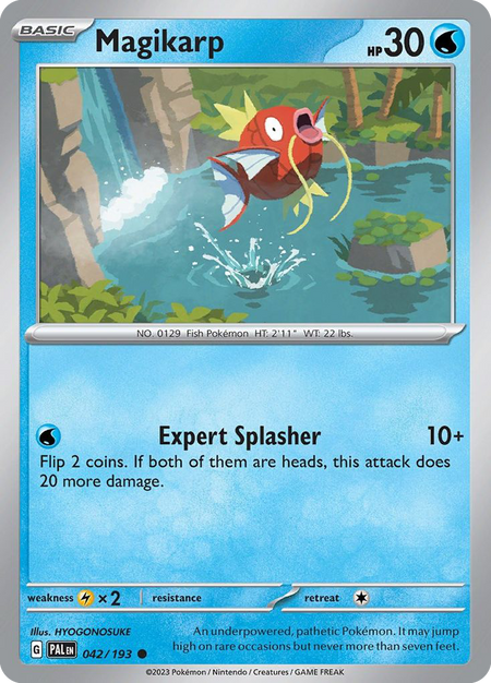 MAGIKARP 042/193 Common Paldea Evolved Pokemon Near Mint
