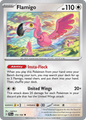 FLAMIGO 170/193 Uncommon Paldea Evolved Pokemon Reverse Holo Near Mint