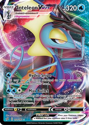 Inteleon VMAX 050  - Holofoil SWSH02 Rebel Clash - Ultra Rare