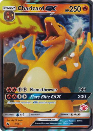 Charizard GX (#60 Charizard Stamped) 009/68  - Holofoil Battle Academy - Promo