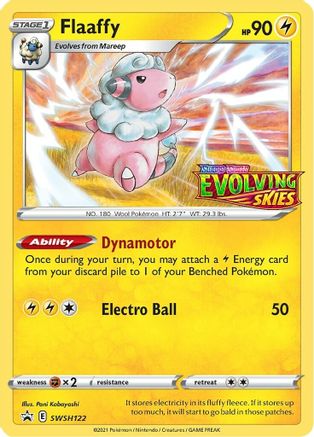 Flaaffy (Prerelease) SWSH122  - Holofoil SWSH Sword & Shield Promo Cards - Promo