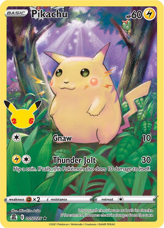 Pikachu 005/ 025 - Celebrations