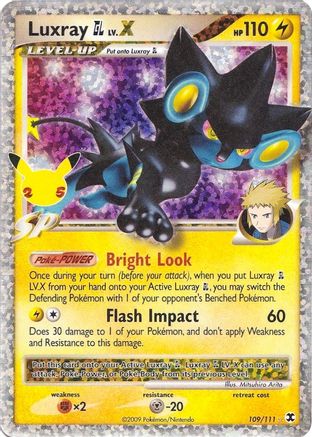 Luxray GL LV.X 109  - Holofoil Celebrations Classic Collection - Classic Collection
