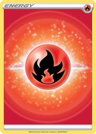 Fire Energy (2022 Unnumbered) (2022 Unnumbered)  - Reverse Holofoil SWSH09 Brilliant Stars - Common