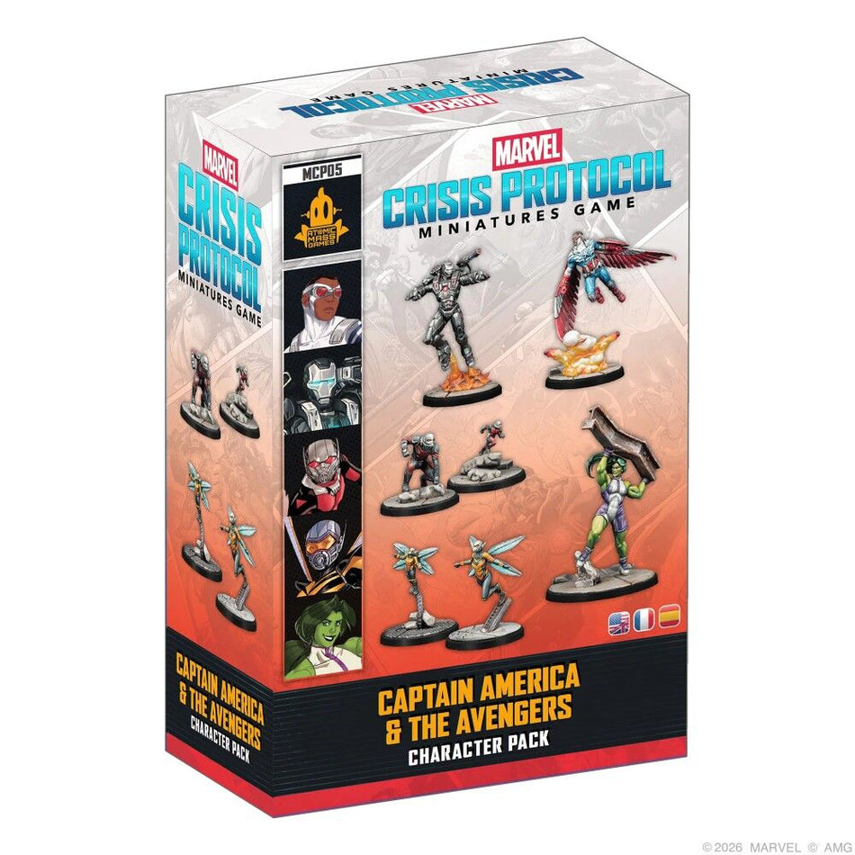 Marvel: Crisis Protocol  Captain America & the Avengers Character Pack