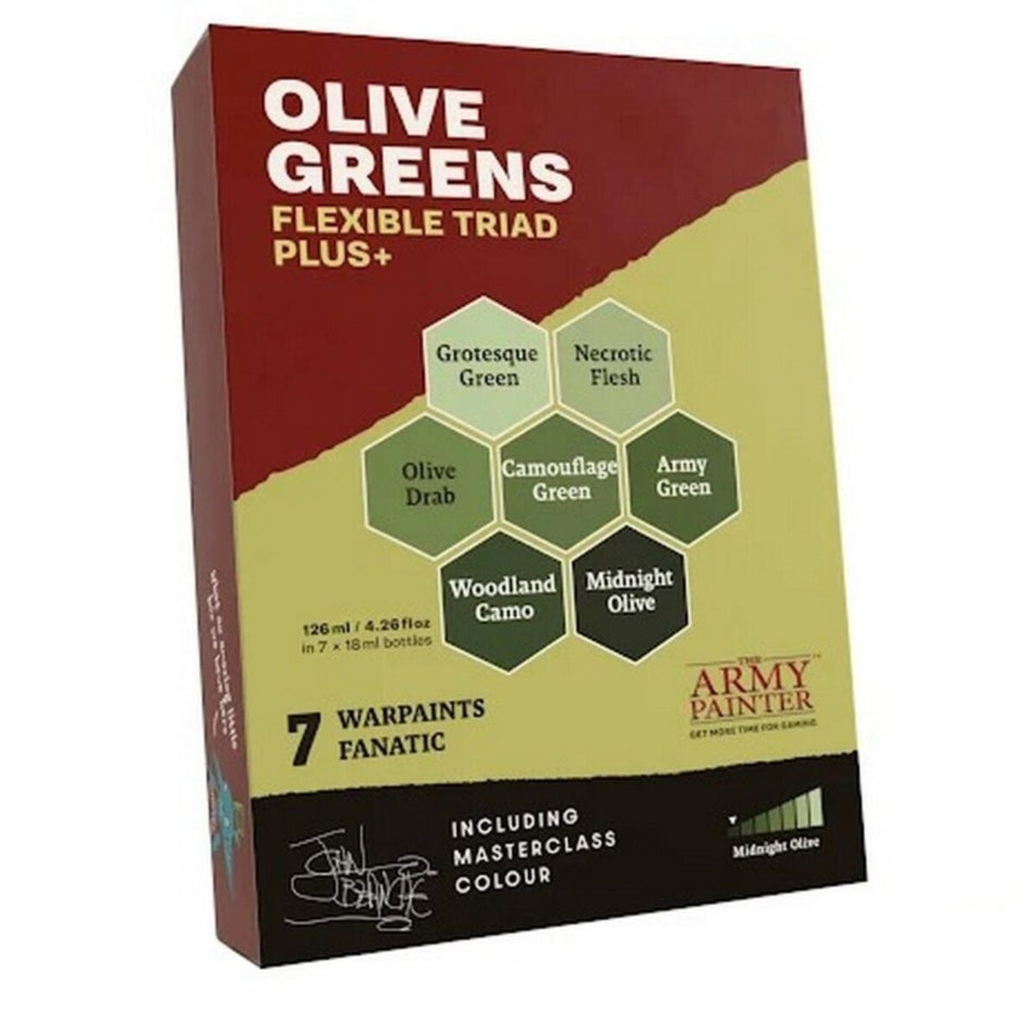 Army Painter - Flexible Triad PLUS - Olive Greens