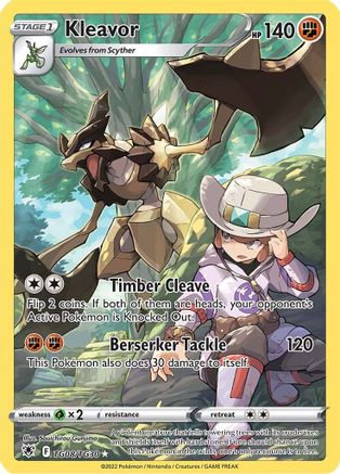 Holofoil Kleavor TG08/30 - SWSH10 Astral Radiance Trainer Gallery Holofoil