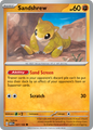 SANDSHREW 027/165 Common 151 Pokemon Near Mint